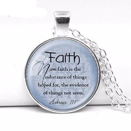Faith Hebrews 11:1 Pendant Necklace