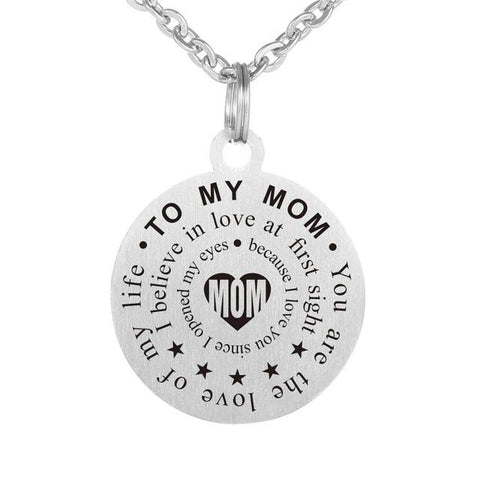 Inspirational Engraved Pendant Jewelry