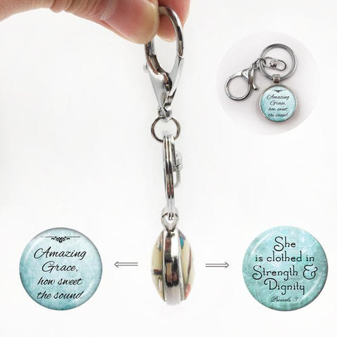 Dome Bible Verse Pendant Jewelry