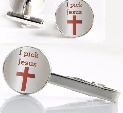 Jesus Clips & Cuff-links Set